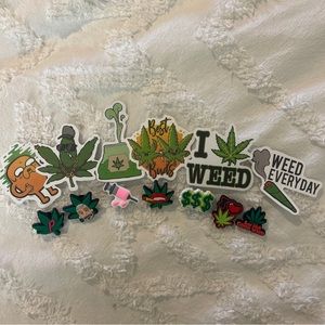 4/20 Jibbitz and Stickers